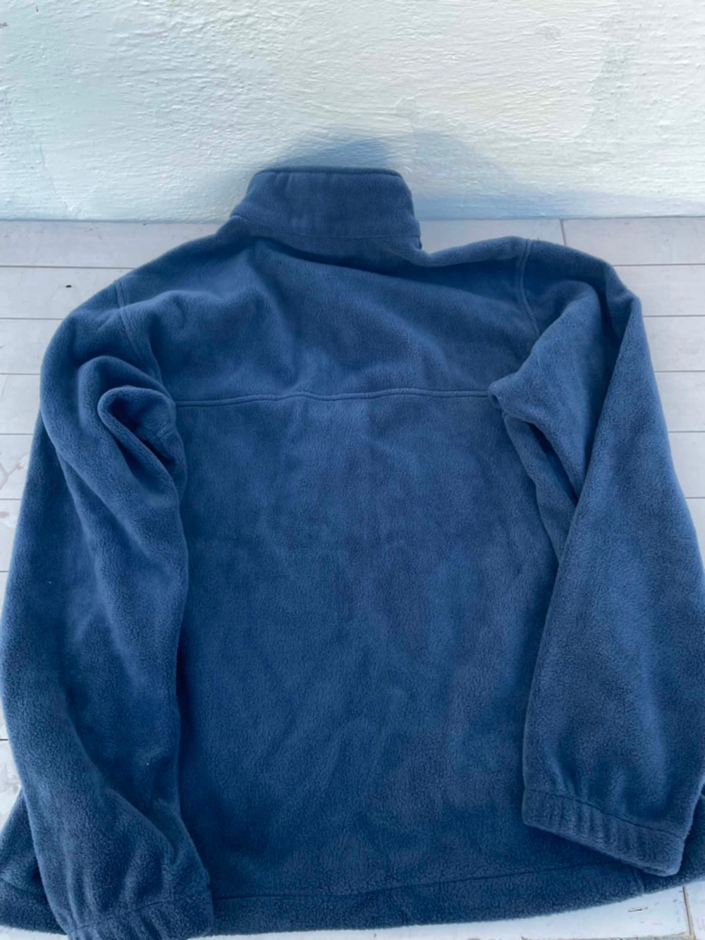 Columbia Navy Full-Zip Fleece Jacket - Picture 2 of 8